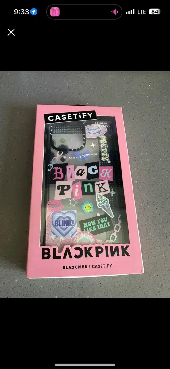 Casetify 아이폰 14프로맥스 블랙핑크 케이스